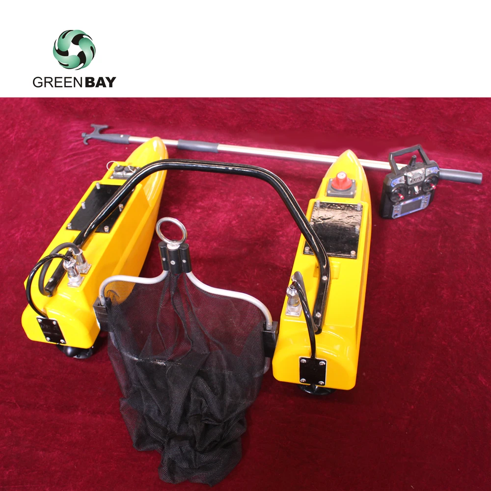 
Unmanned Surface electronic Remote Control High-strength Wearable HDPE Hull trash collecting boat 