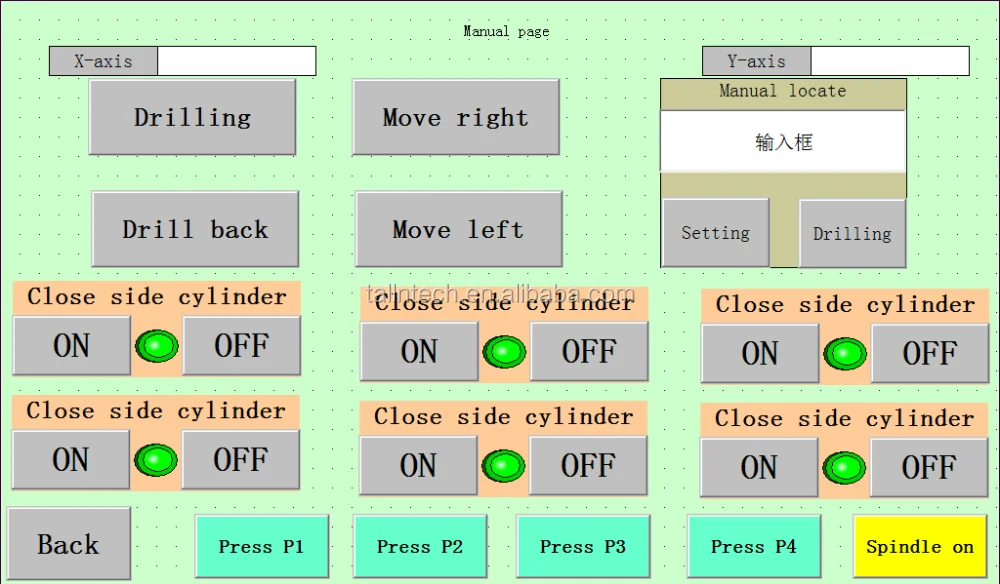 customize high speed woodworking drilling machine