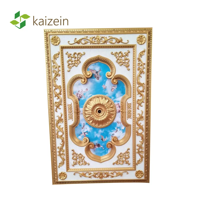 Factory Price European Style PS plastic artistic ceiling design