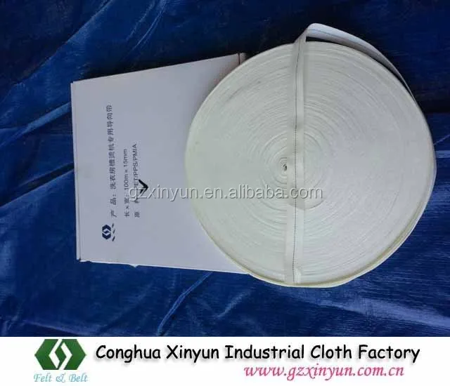 Гладильный конвейер, Направляющая лента, полиэфирная направляющая лента