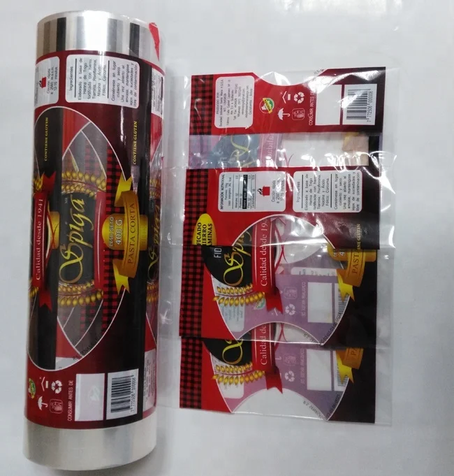 printed opp plastic film rolls for tea/coffee/milk bag making