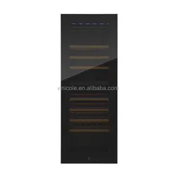 Wholesale Hot Style With Wholesale new design with Removeable Shelves wine cooler fridge wine display fridge dual zone cooler