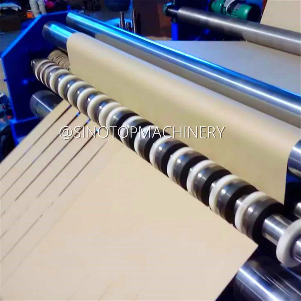 Exporting type Bobbin paper slitter rewinder for cardboard protection