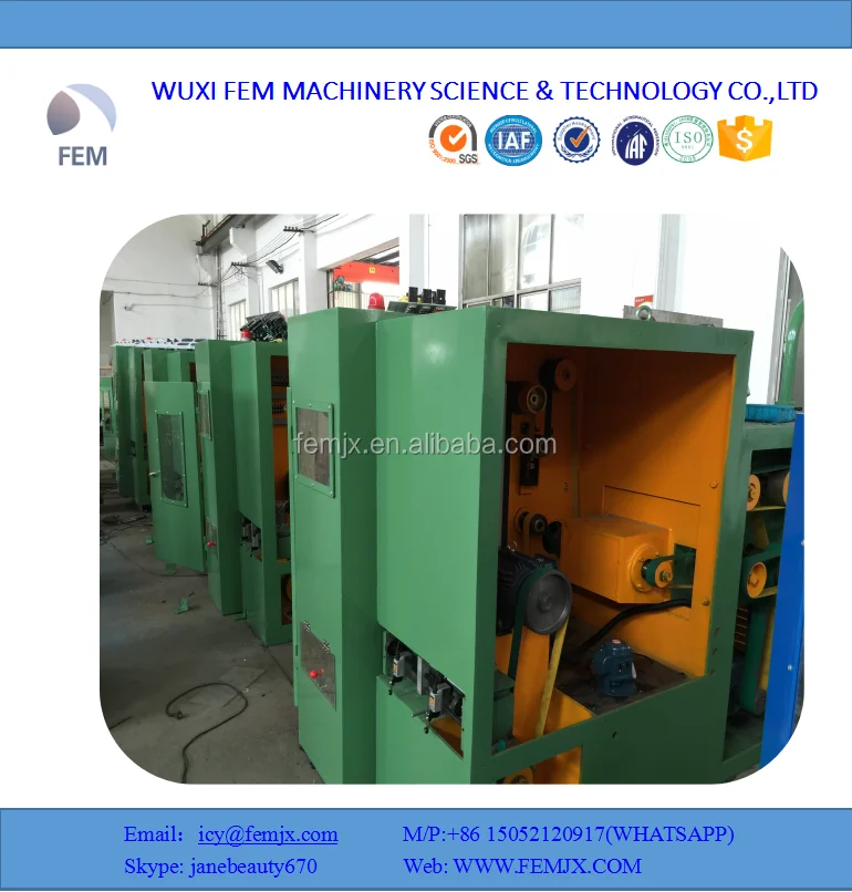 Bare copper wire high speed Wire Drawing Machine/Cable Making Machine Equipment