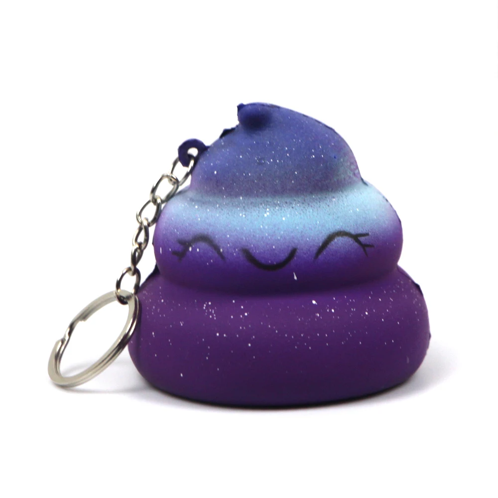 Оптовая продажа с фабрики Kawaii Galaxy Emojii, сжимаемая медленная игрушка из пенополиуретана