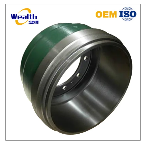 
Customized sand casting process HT250 brake drums for truck 