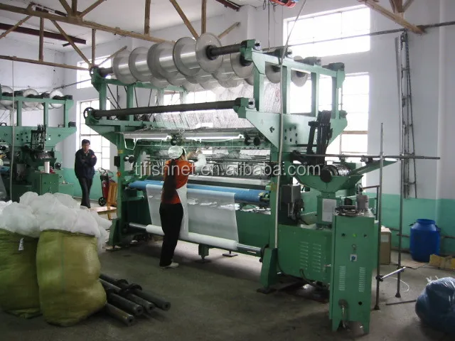 China wholesale nylon/PA raschel knotless fish net,multifilament fishing net