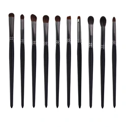 ENERGY 10pcs Eye Makeup Brush eyeshadow cosmetic brush Top Quality goat Natural Hair Makeup brush set