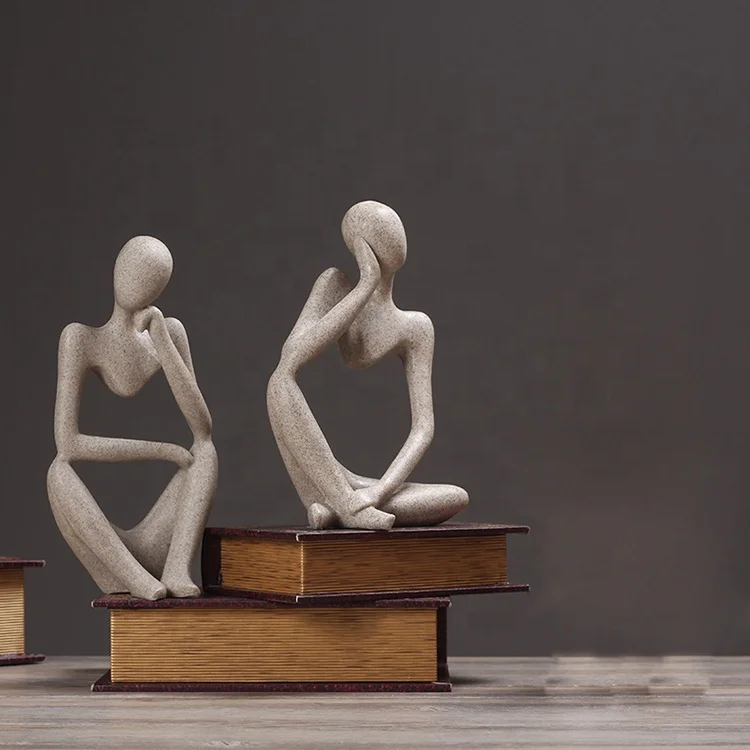 Nordic Retro Ornaments Office & Living Room Decoration Furnishings Abstract Fiberglass Sculpture