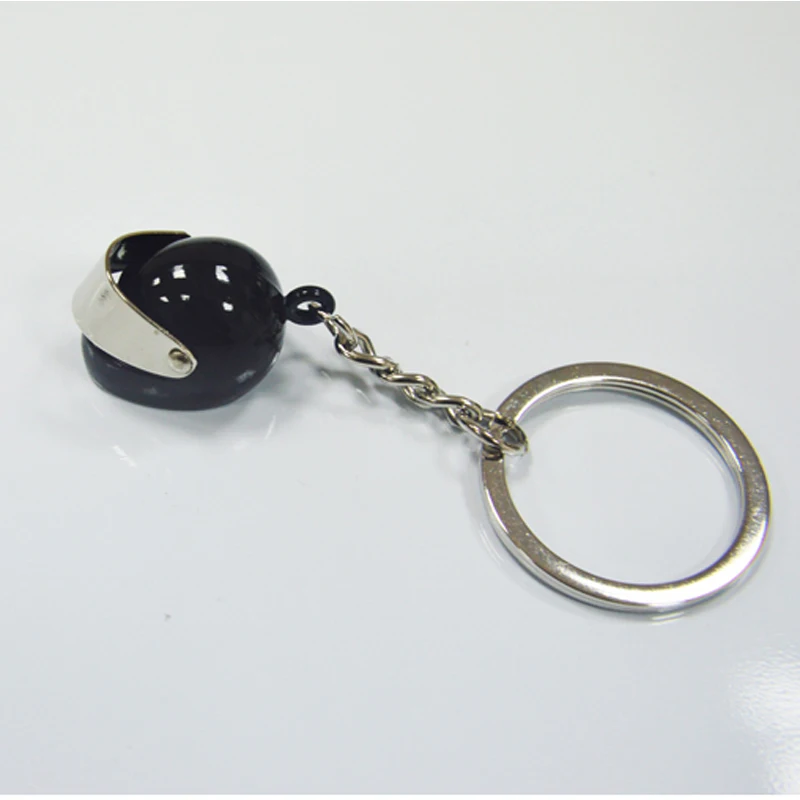 Custom Metal Motorcycle Safety Helmet Keychain