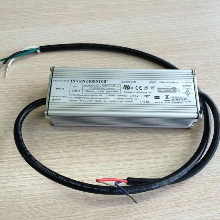 Canada Market EUB 150 Inventronics EUB-150 Series IP67 150W LED Driver AOC Controlador LED