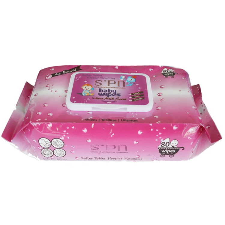 
100% бамбуковые Сверхмягкие биоразлагаемые детские влажные салфетки без спирта 