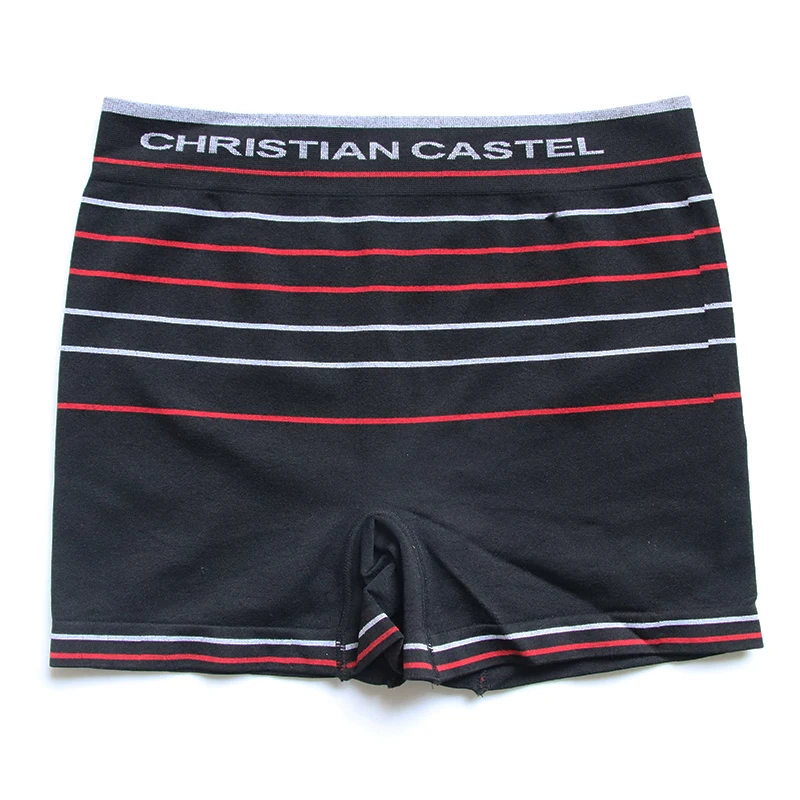 2018 New Hot Sexy Muscle Men Seamless Boxers Briefs Nylon Underwear For Men Multi-colored Plain Dyed Male Nylon Panties