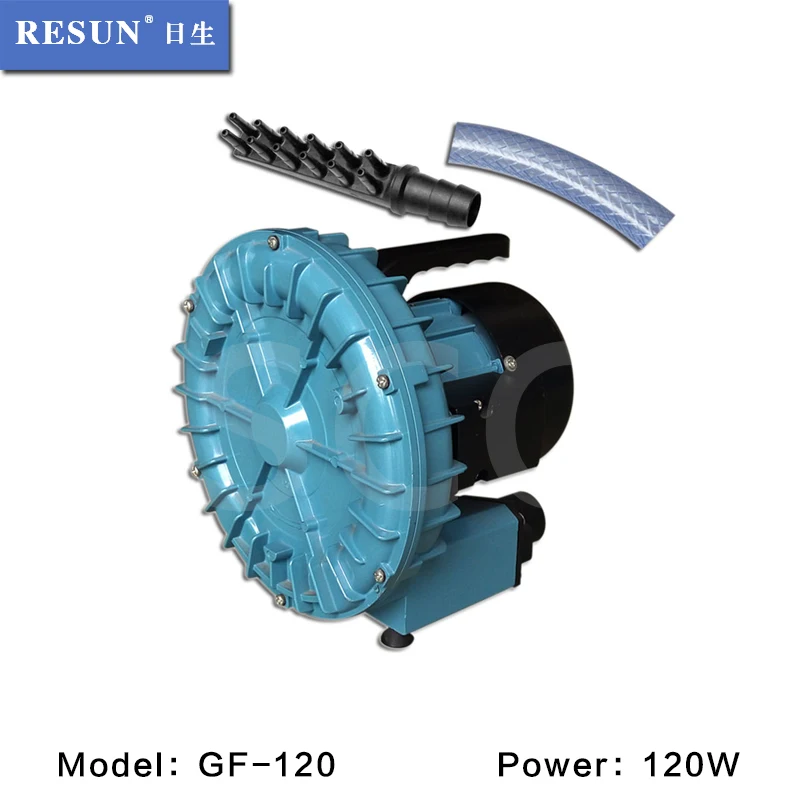 
120W 190L/min Seafood pool, coral aquarium, aquaculture, ornamental fish breeding Culturing Carassius auratus by tilapia 