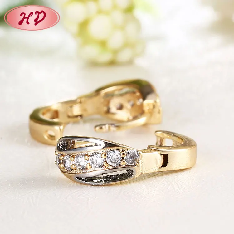 Manufacturer Fashion 18K Jewelry Turkish Gold Earrings Fancy Party Earrings,All Types Of Earrings