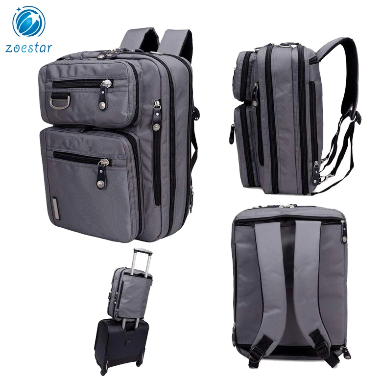 Factory 3 in 1 Laptop Bag Convertible Backpack Business Briefcase Messenger Travel Rucksack for 17.3 Inch Laptop for Men Women