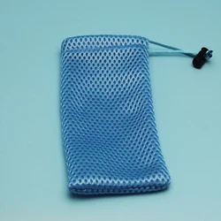 Wholesale Red Yellow Washing Poly Small Nylon Net Drawstring Pouches Mesh Soap Bag With Logo