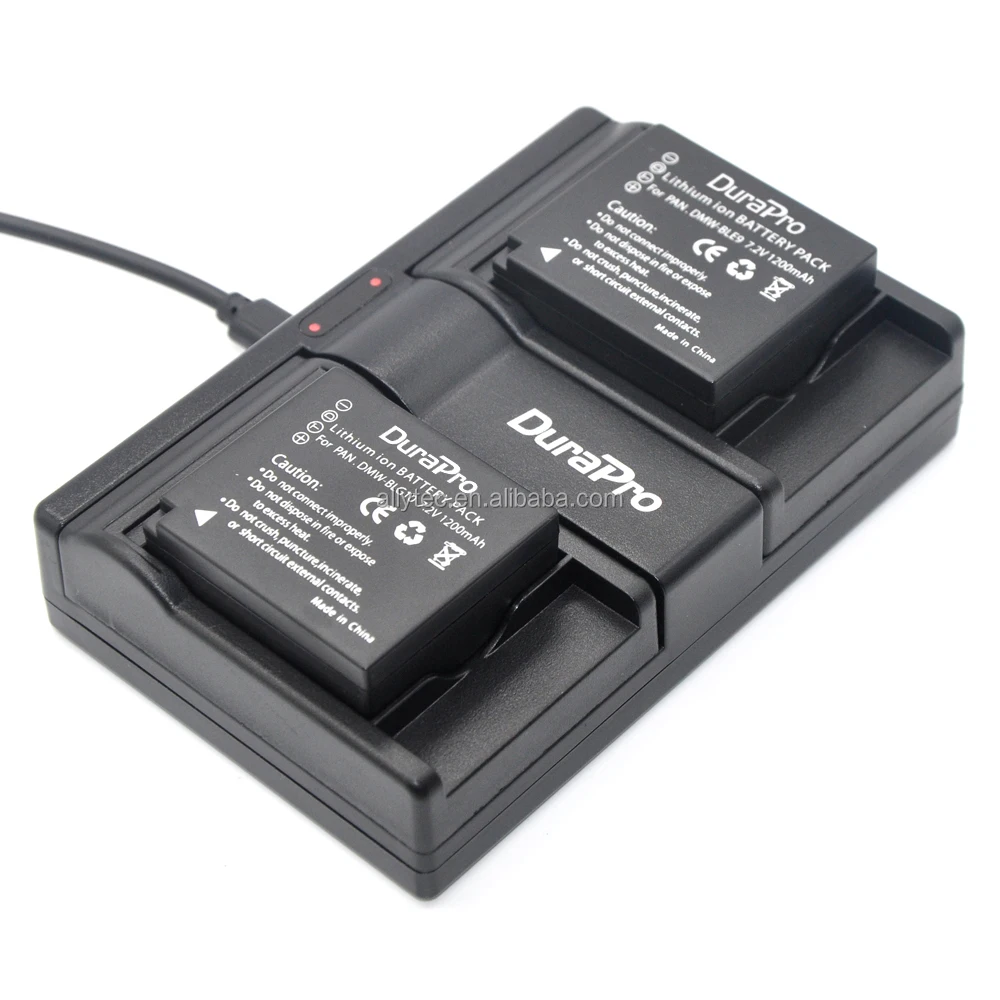  USB Двухканальное зарядное устройство для цифрового фотоаппарата Panasonic DMW-BLE9 DMW-BLG10