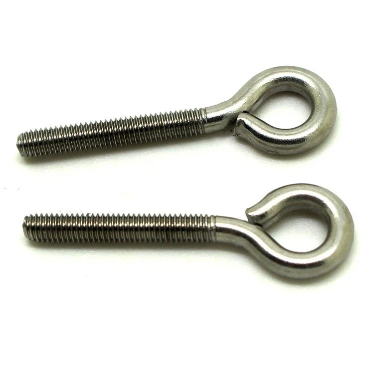 Dongguan Stainless Steel Machine Thread Eye Screw Hook M6