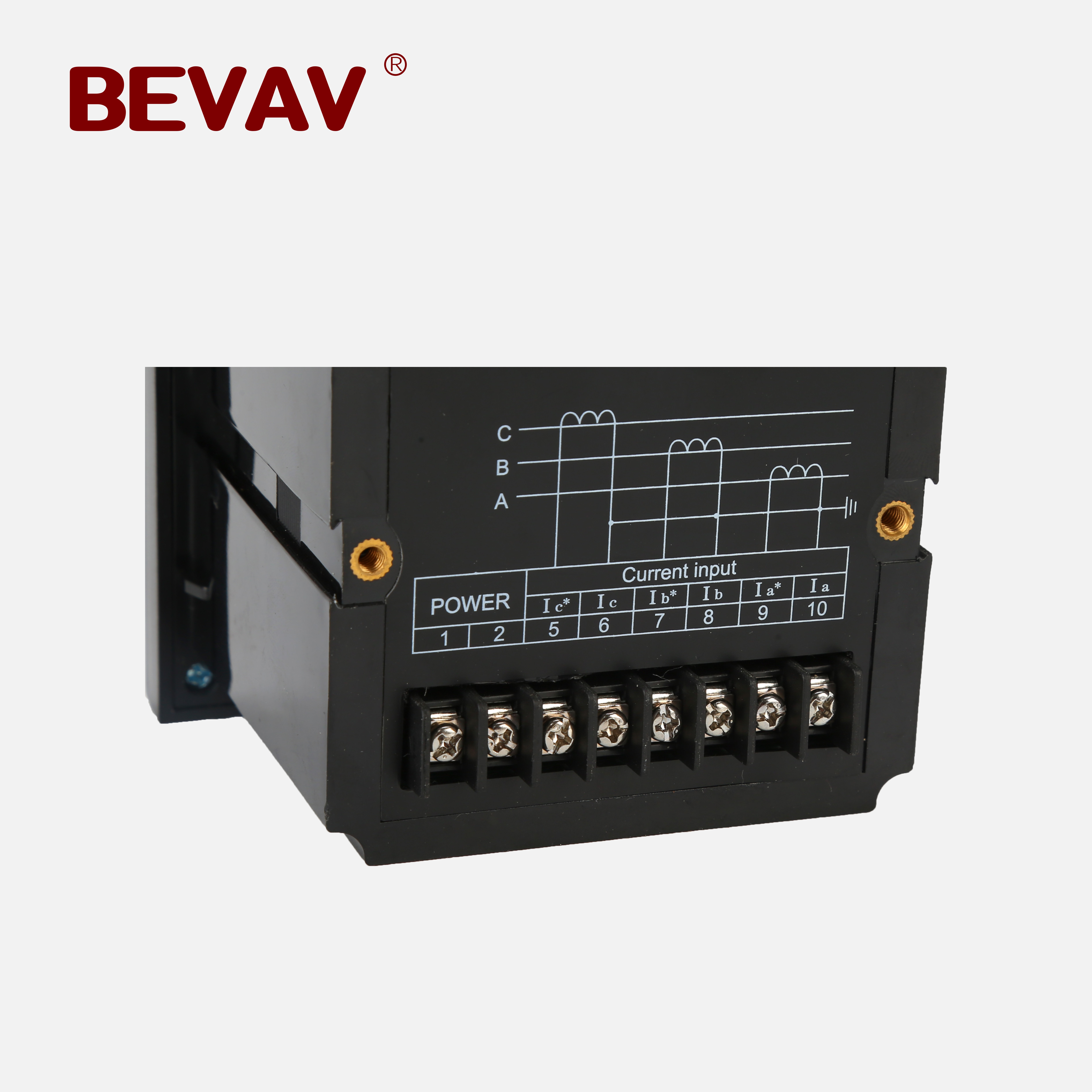
BEVAV A+quality 72*72 Panel AC Digital ammeter, single-Phase and three-phase AC Electric Current Meter, amp meter 