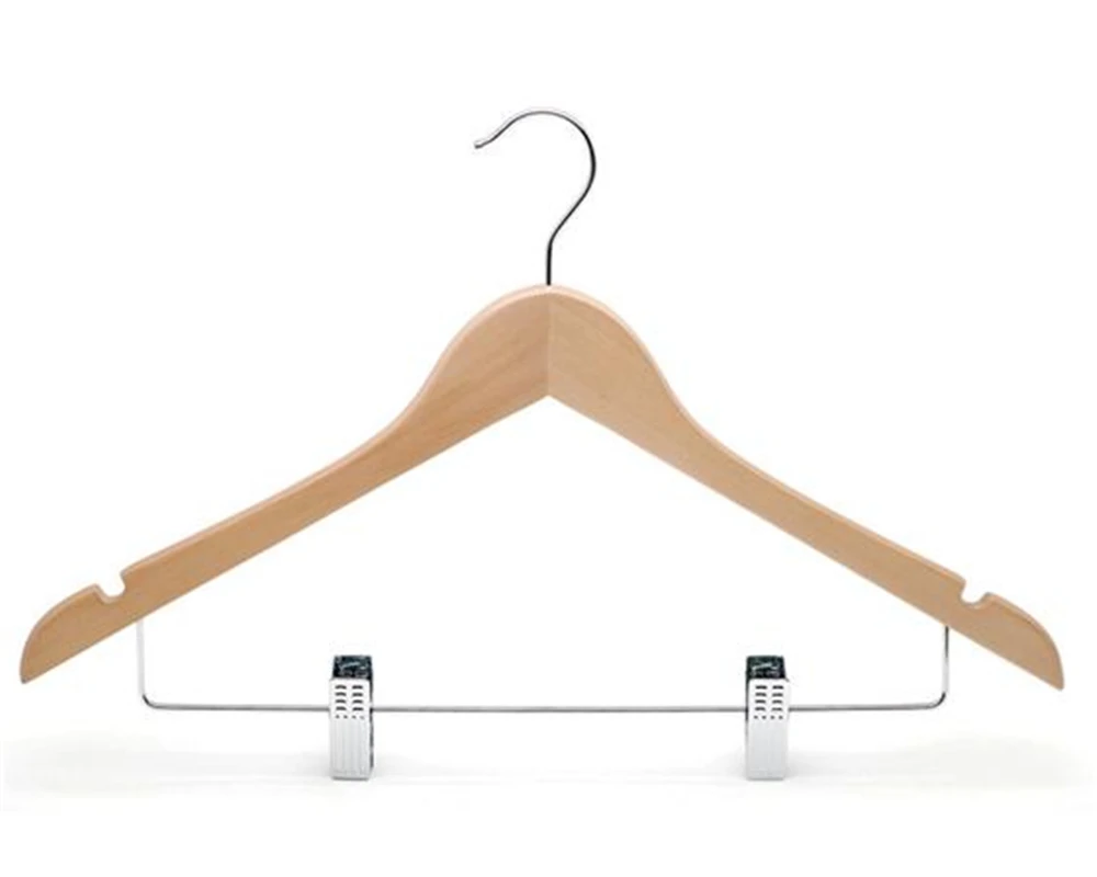 30 Pack Hangers a Grade Lotus Natural Color Wooden Hanger