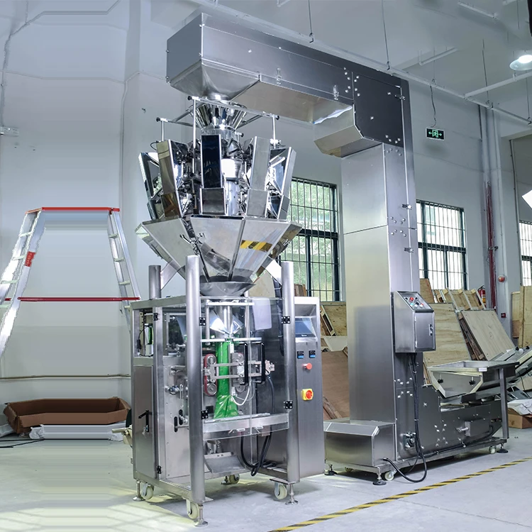 GP64 VFFS мультиголовочный банановые чипсы упаковочная машина фабрики в Китае