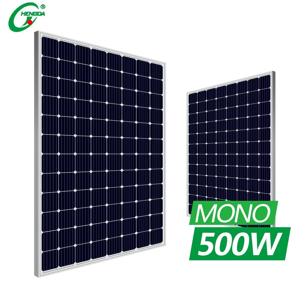 Hengda monocrystalline solar panel 480 w 48V 96 Cells mono solar module 450w 460w 480w 500w for solar energy system home