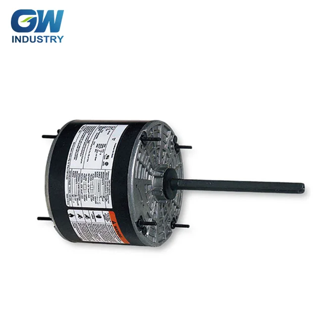 GW PSC Ventilation Direct Drive Blower motor 1/3 HP, 115 Volts, 1075 RPM, 4 Speed, 7.7 Amps, TEAO, Reversible Rotation,