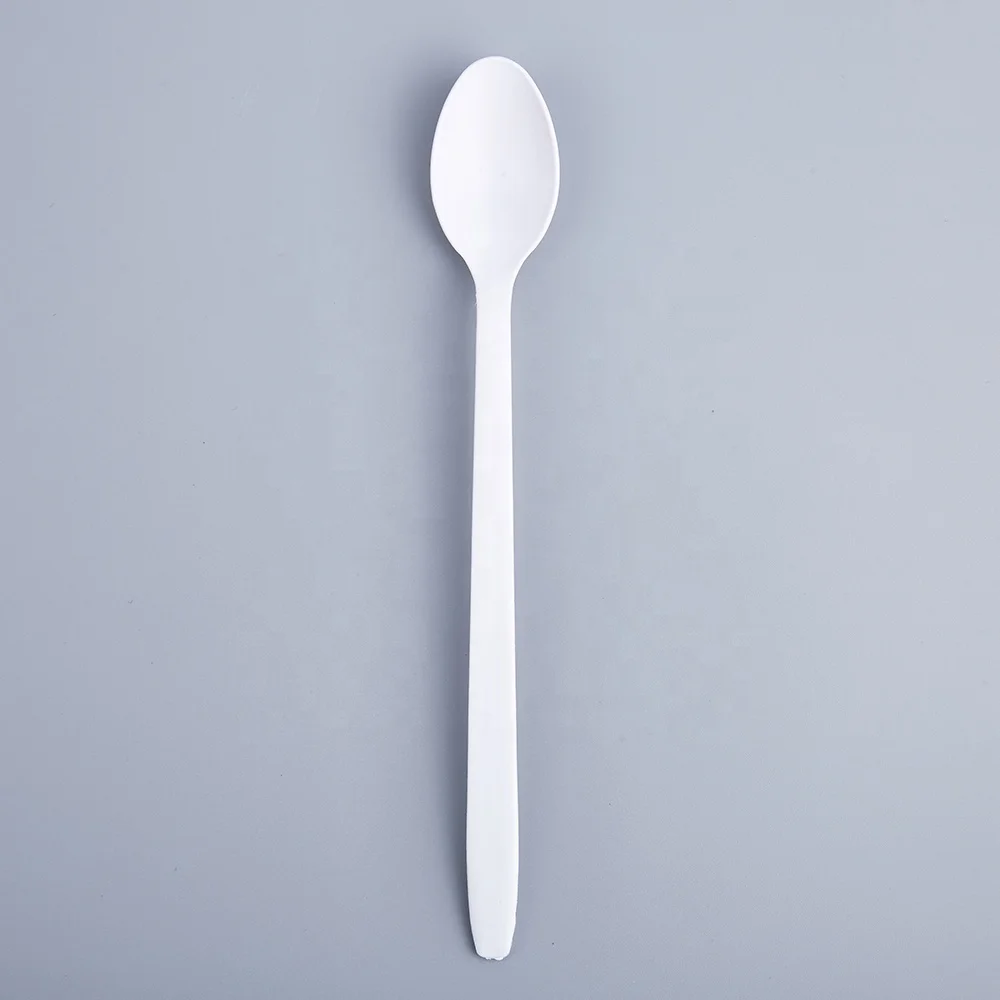 customize mini pp disposable small  tasting sampling spoon  yogurt dessert jelly plastic ice cream spoons