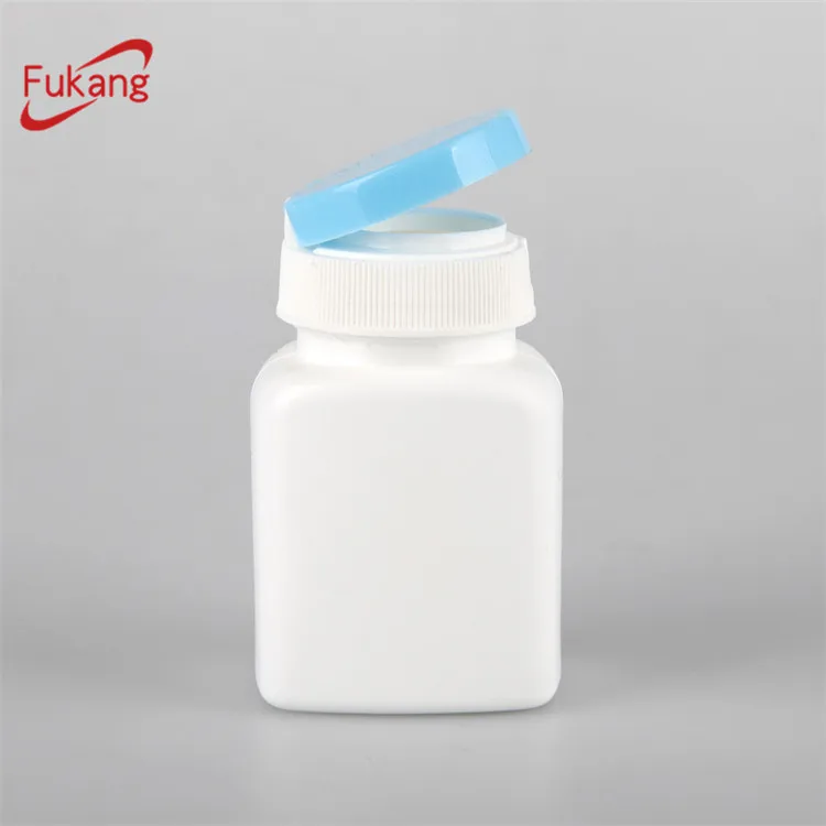 60cc White HDPE Square, Empty Capsule Bottles with Child Safety Caps,White Plastic Pill Bottle And Lid Alibaba Suppliers/