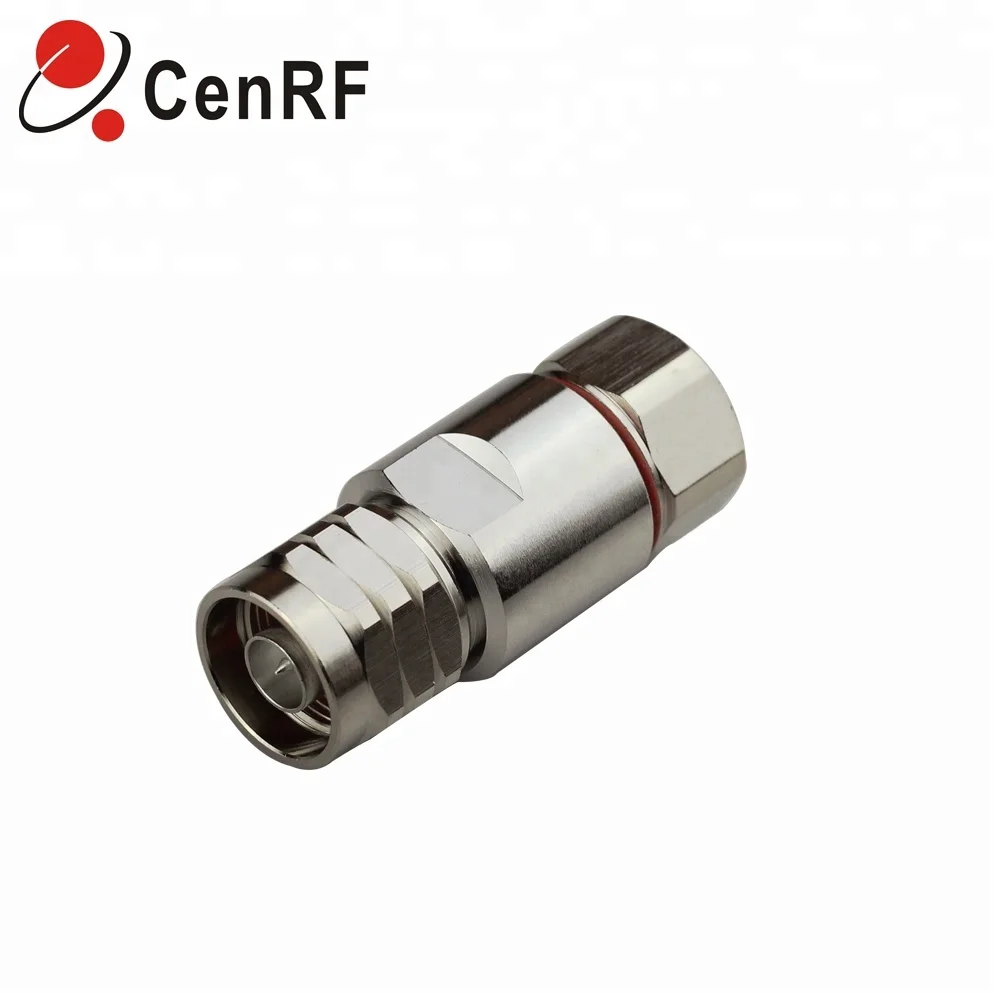 High Quality RF Straight N Type Male 50 Ohm Connector 1/2 Coaxial Feeder Cable RF connector