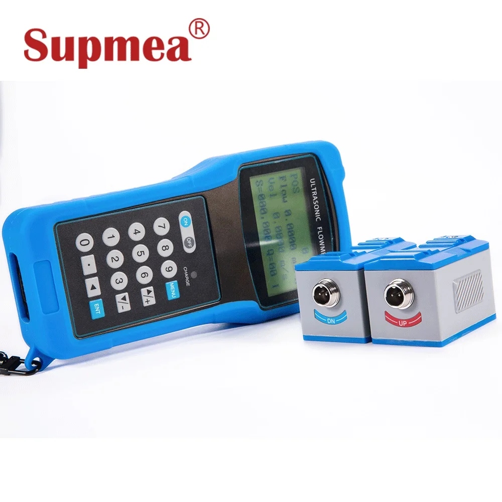 Ручной один средний ультразвуковой портативный расходомер