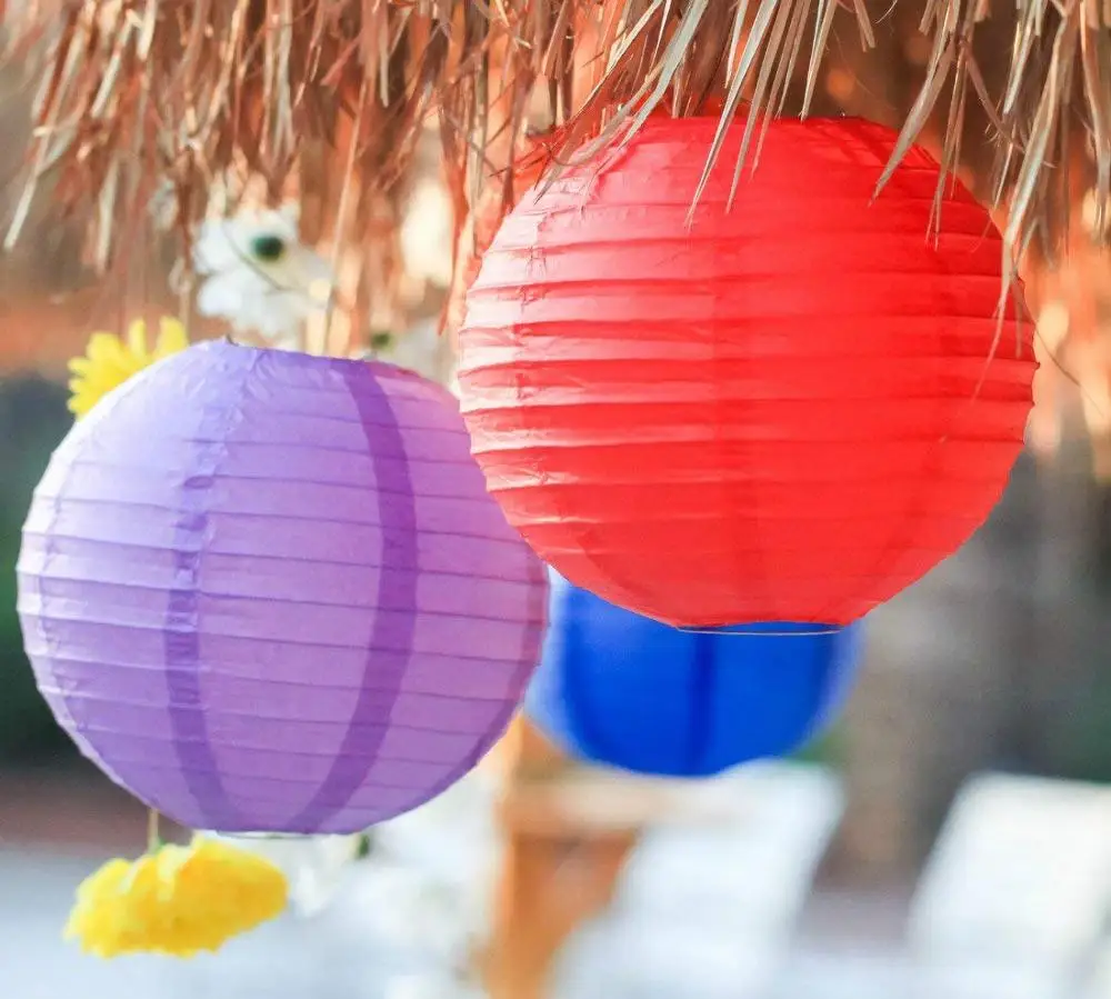 Wholesale Lampion Chinese/Japanese Round Paper Lantern for wedding party decoration