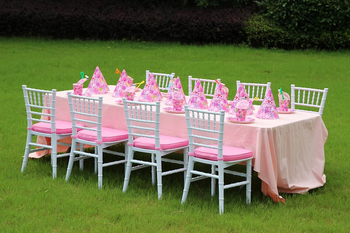 factory wholesale price kids plastic tiffany chair for party