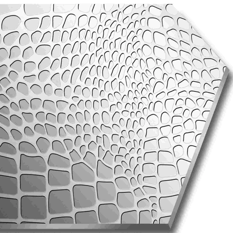 leather embossed press plate mould for mdf high glossy decorative panel