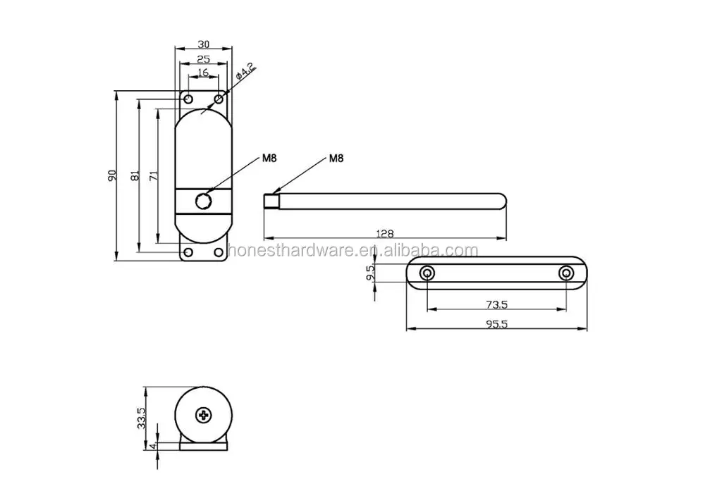 Мини-дверные доводчики, пульт дистанционного управления доводчика