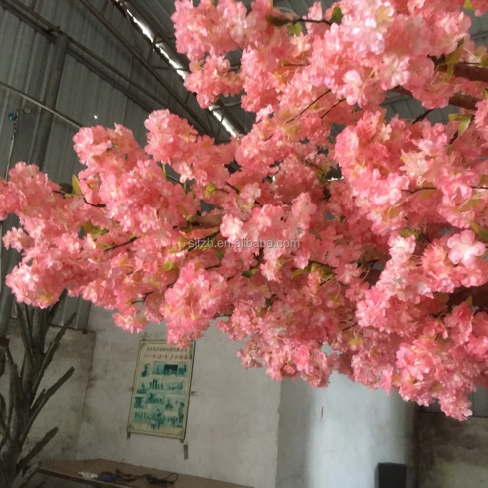 Artificial pink indoor cherry blossom tree wedding cherry blossom tree Japan cherry blossom