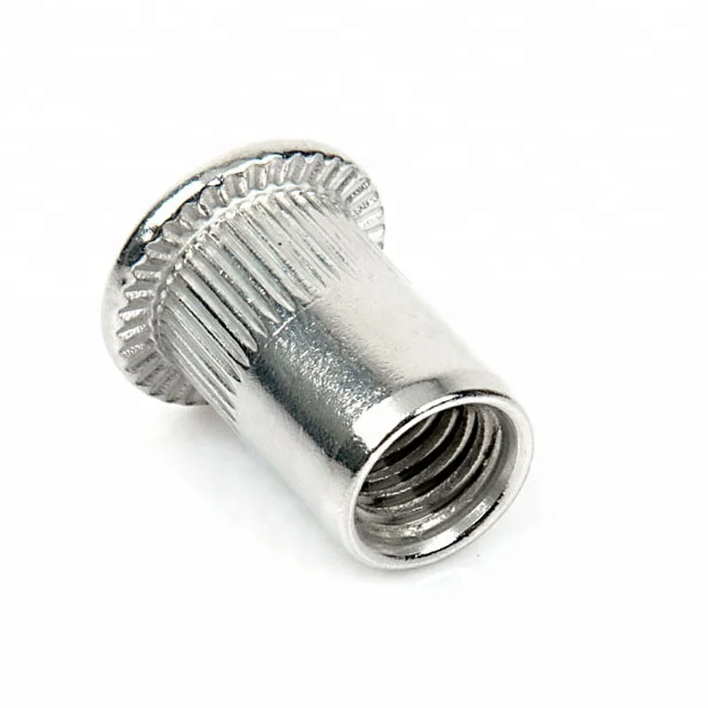 SS304 SS316 Stainless Steel Flat Head Hex Rivet Nut