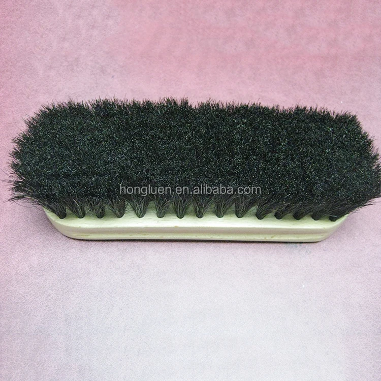 
Professional Factory Custom Brass Suede Horse Hair Shoe Brush for Cleaning 