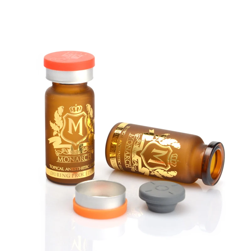 10ml vial Amber tritium vial high quality labels empty glass vial for medicine