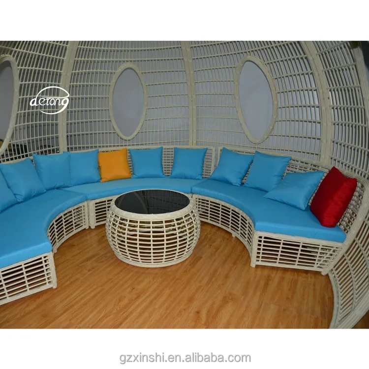 garden furniture outdoor rattan gazebo outdoor pavilion set