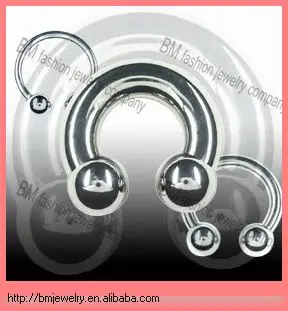 Кольца для пирсинга носа быка из нержавеющей стали 316L разных размеров, ювелирные изделия для пирсинга тела