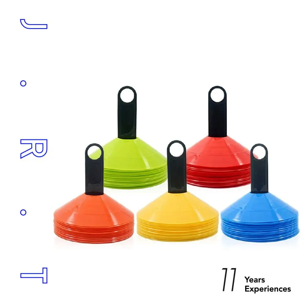 Wholesale 2 inch PE Sports Football Training Cones Soccer Disc Cones