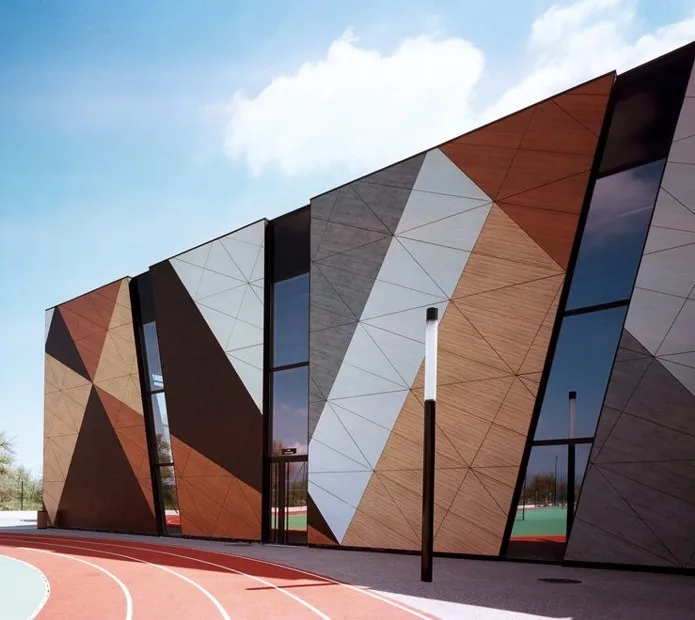 4mm PVDF coating EXTERIOR cladding facade ACP sheet aluminum composite panel