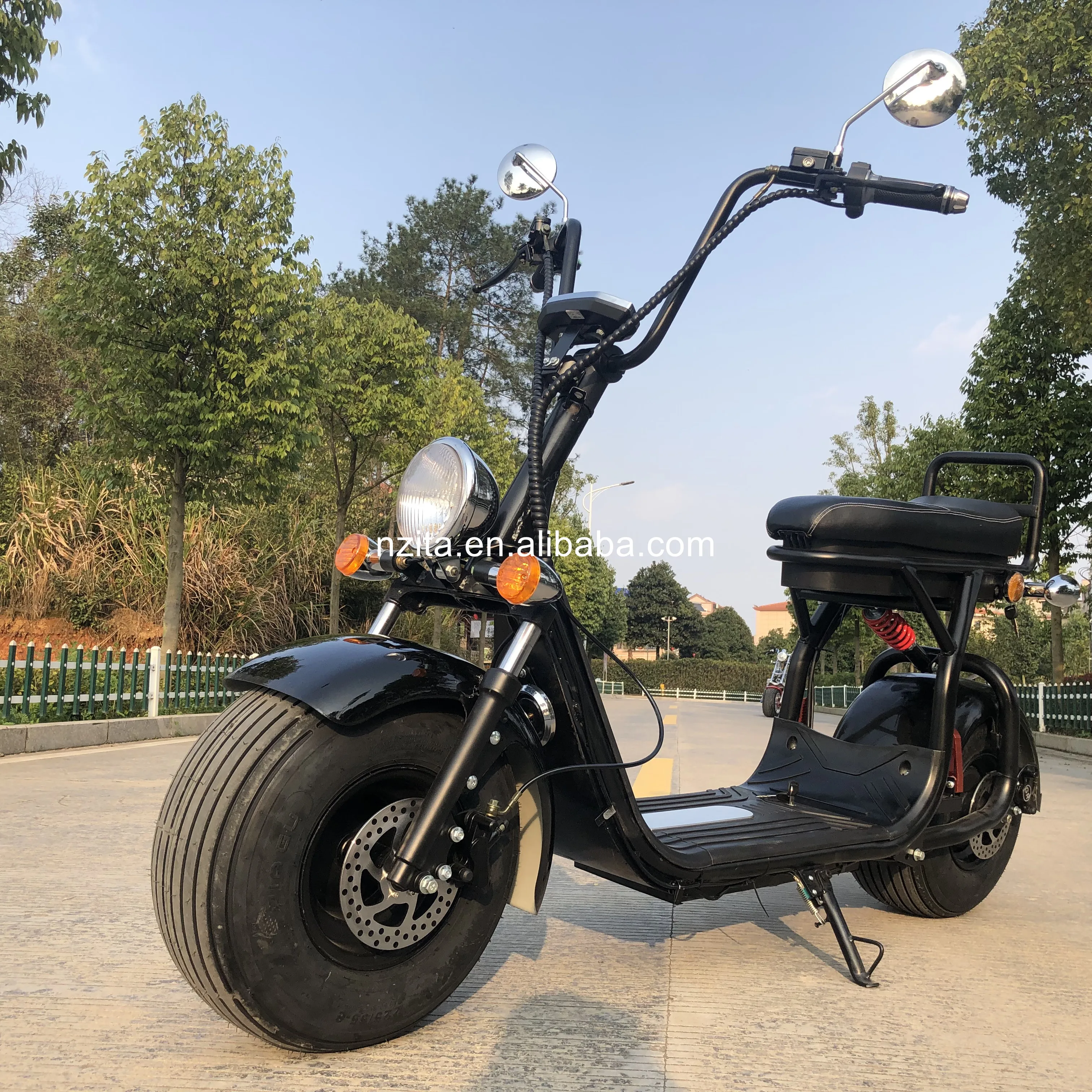 europe eec electric motorcycle frame fat tire electric scooter 1000w city Citycoco electric motor Nzita scooter parts