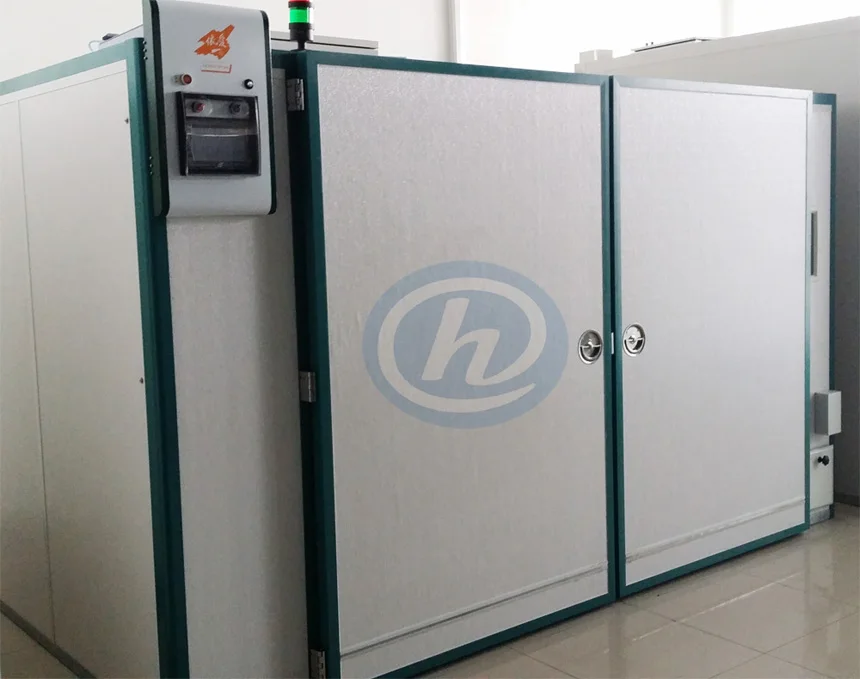 Fiberglass flooring and wainscoting panels for refrigerated storage