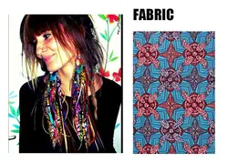 BRW 2019 тканевые серьги ручной работы с кисточками в стиле бохо длинные серьги Африканские Этнические Анкара ювелирные изделия ручной работы африканские серьги WYB129