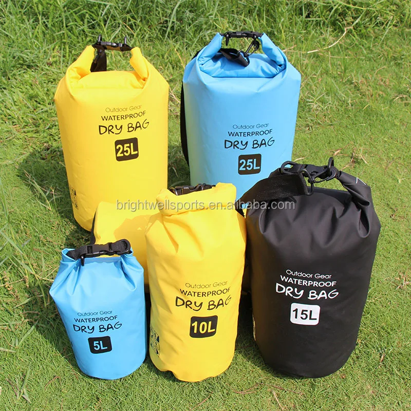 
Lightweight Water Proof Dry Sack Outdoor PVC Compression Dry Pack Bag 