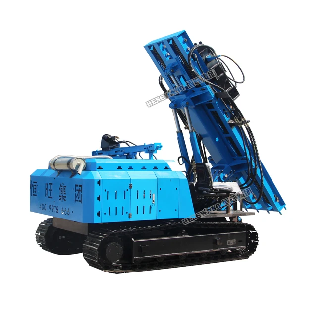 HW brand Mini post ground screw driver piling machine for solar project installation