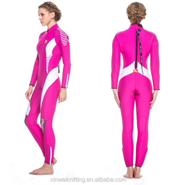 
Buy wholesale 3mm Neoprene high elastic lycra nylon diving wetsuit top for women 